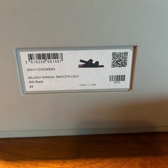 Christian Dior Birkenstock Mens Sandals in Black Euro Size 43 Brand New in Box - Picture 5 of 11